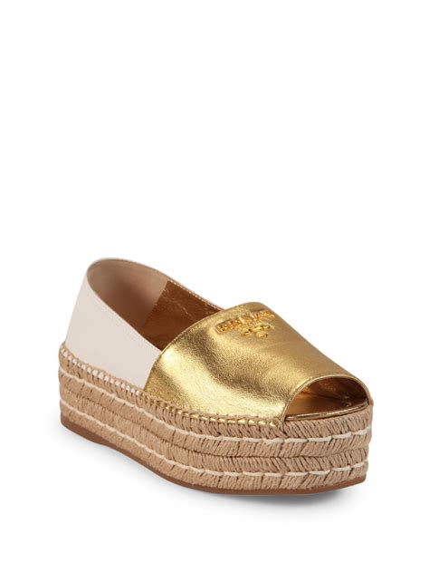 prada slip on espadrille|prada espadrilles women.